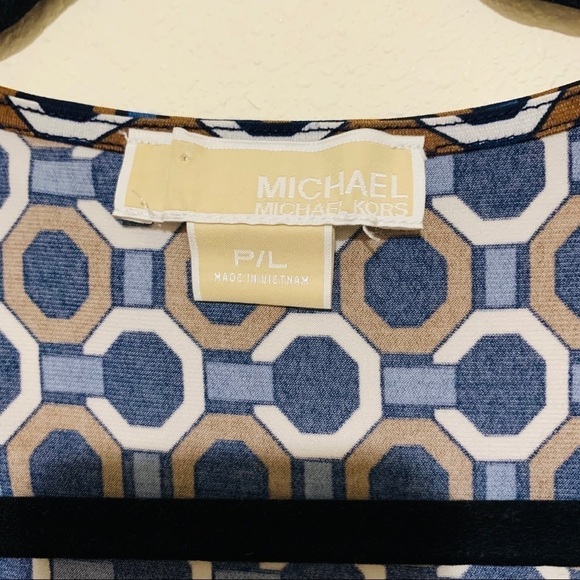 MICHEAL KORS Y2K Wrap Top Ruched Side jersey stretchy comfy women’s size L - Picture 7 of 9